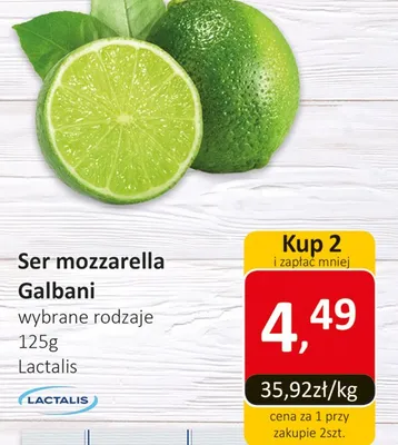 Ser mozzarella Galbani wybrane rodzaje promocja w Market Point