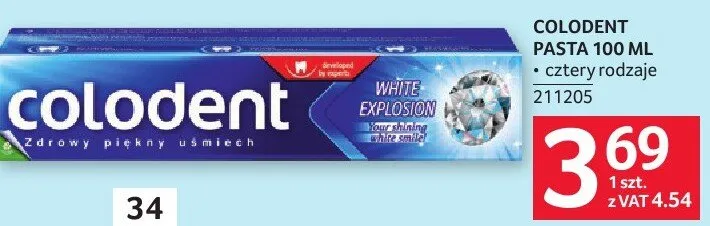 Pasta Colodent 100 ml promocja w Selgros