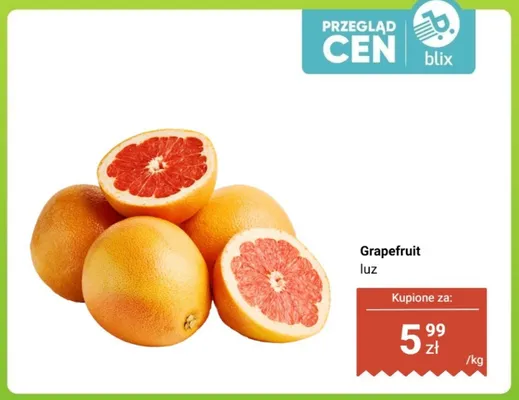 Grapefruit luz promocja w Dino