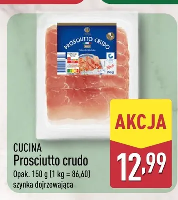 Szynka Prosciutto crudo Cucina promocja w Aldi