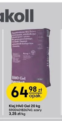 Klej H40 Gel szary Kerakoll promocja w Castorama