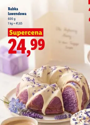 Babka lawendowa promocja w Lidl