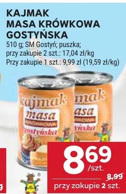 Kajmak masa krówkowa gostyńska promocja w Stokrotka
