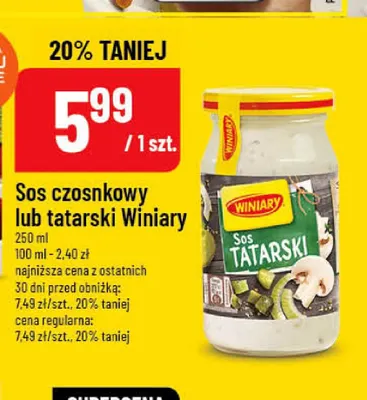 Sos tatarski Winiary promocja w POLOmarket
