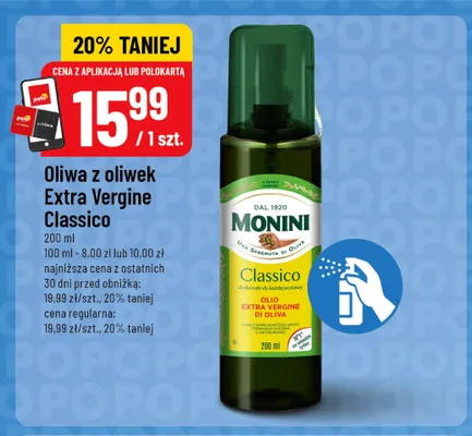 Oliwa z oliwek Extra Vergine Classico Monini promocja w POLOmarket