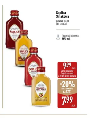 Soplica Smakowa Malinowa promocja w Aldi