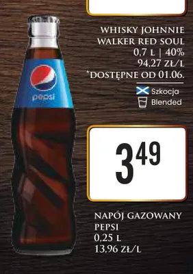 Napój gazowany Pepsi promocja w Dino
