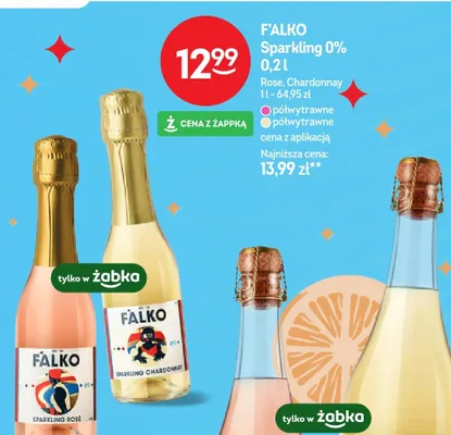 Napój bezalkoholowy gazowany sparkling 0% Chardonnay promocja w Żabka