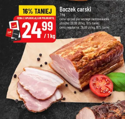 Boczek carski promocja w POLOmarket