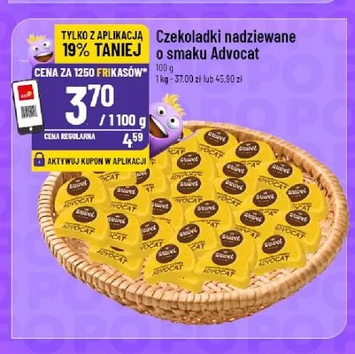 Czekoladki nadziewane o smaku advocat Wawel promocja w POLOmarket