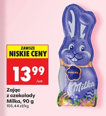 Zając z czekolady promocja w Biedronka
