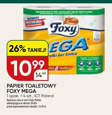 Papier toaletowy promocja w Chata Polska