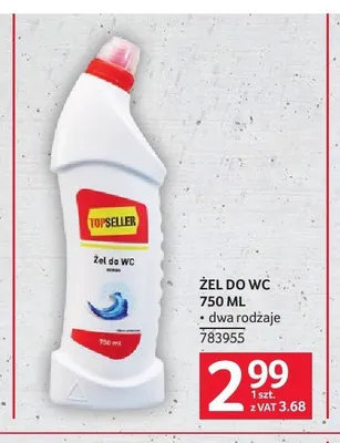 Żel do WC Topseller promocja w Selgros