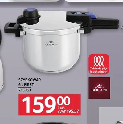 Szybkowar 6 l Gerlach First promocja w Selgros
