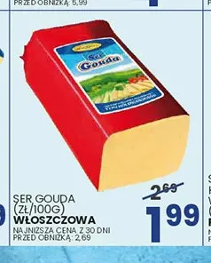 Ser gouda Włoszczowa promocja w Wafelek