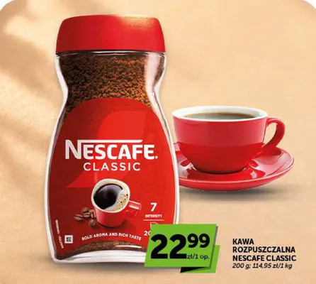 Kawa rozpuszczalna Nescafe Classic promocja w ABC