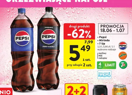 Napój gazowany Mirinda promocja w Intermarche