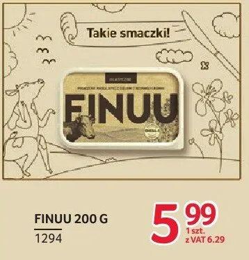 Finuu 200g promocja w Selgros