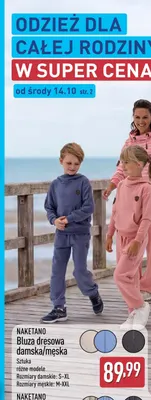 Bluza dresowa męska Naketano promocja w Aldi