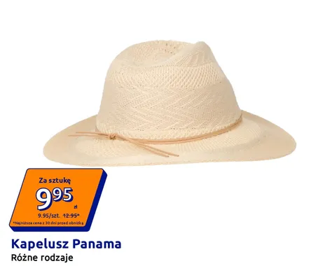 Kapelusz Panama promocja w Action