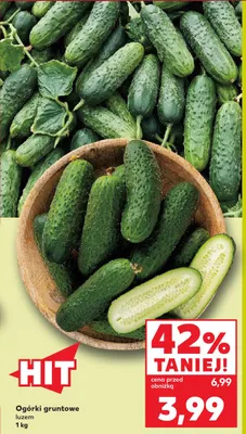 Ogórki gruntowe Kaufland promocja w Kaufland