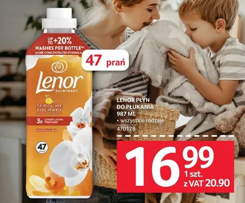 Płyn do płukania Lenor 987ml promocja w Selgros