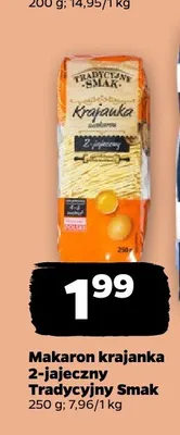 Makaron krajanka 2-jajeczny Tradycyjny Smak promocja w Netto