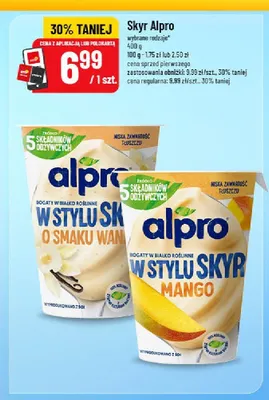 Skyr Alpro o smaku waniliowym promocja w POLOmarket