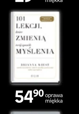 Książka 101 lekcji, które zmienią twoje myślenie oprawa miękka promocja w Empik