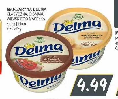 Margaryna Delma o smaku wiejskiego masełka promocja w Słoneczko