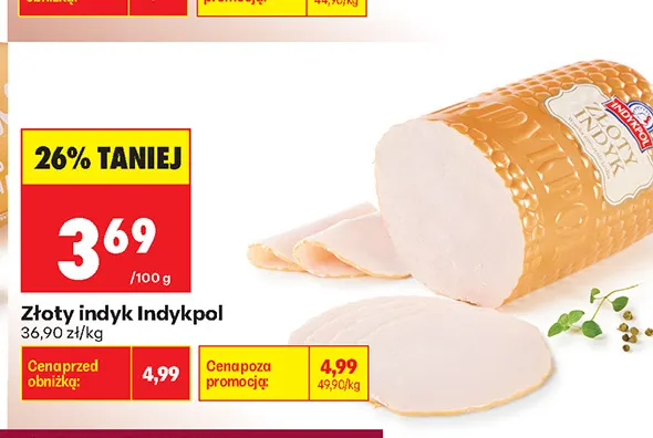 Złoty indyk Indykpol promocja w Biedronka