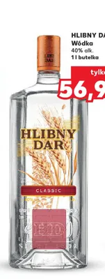 Wódka Hlibny Dar Classic promocja w Kaufland