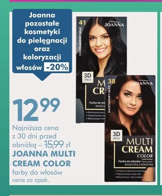 Kosmetyki do pielęgnacji i koloryzacji włosów Joanna promocja w Super-Pharm