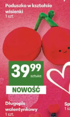 Poduszka w kształcie wisienki promocja w Delikatesy Centrum