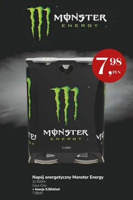 Napój energetyczny Monster Energy 2-pak promocja w Market Point