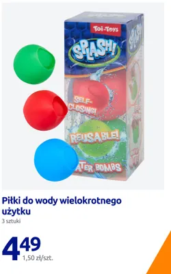 Piłki do wody wielokrotnego użytku Toi-Toys 3-pak promocja w Action