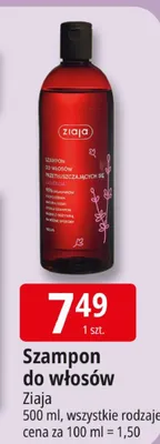 Szampon do włosów Ziaja promocja w Leclerc