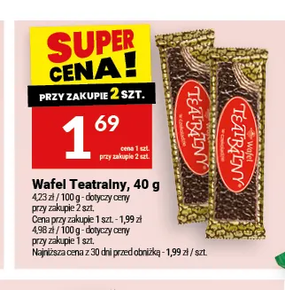 Wafel Teatralny w czekoladzie promocja w Twój Market