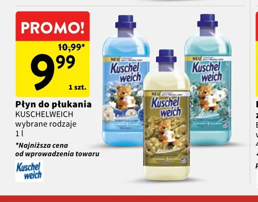 Płyn do płukania Kuschelweich promocja w Intermarche