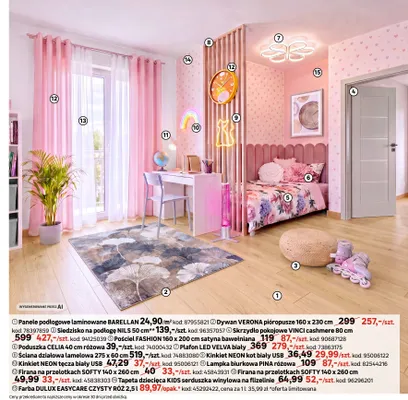 Tapeta dziecięca Kids serduszka winylowa na flizelinie promocja w Leroy Merlin