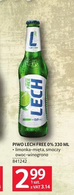 Piwo bezalkoholowe Lech smoczy owoc-winogrono promocja w Selgros