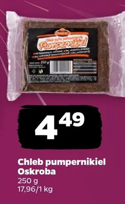 Chleb pumpernikiel Mestemacher promocja w Netto