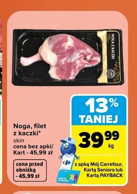 Filet z kaczki skin promocja w Carrefour