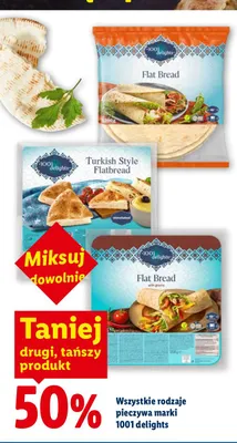 Chleb Turkish Style Flatbread 1001 Delights promocja w Lidl