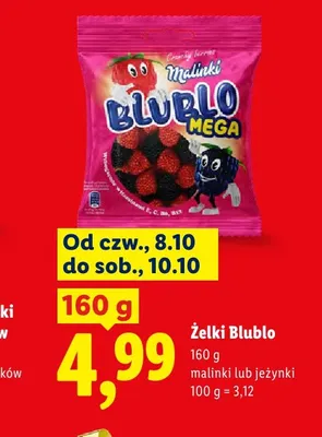Żelki Blublo jeżynki promocja w Lidl
