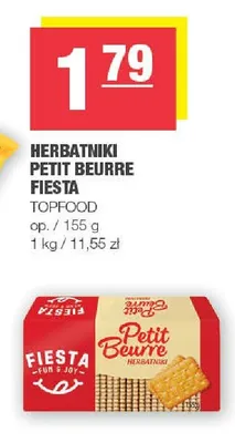 Herbatniki Petit Beurre Fiesta promocja w SPAR
