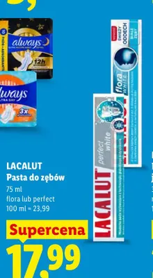 Pasta do zębów Lacalut flora promocja w Lidl