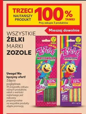 Żelki Zozole Rainbow promocja w Kaufland