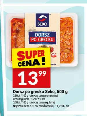 Dorsz po grecku Seko promocja w Twój Market