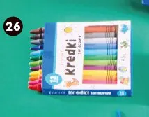 Kredki świecowe promocja w Biedronka